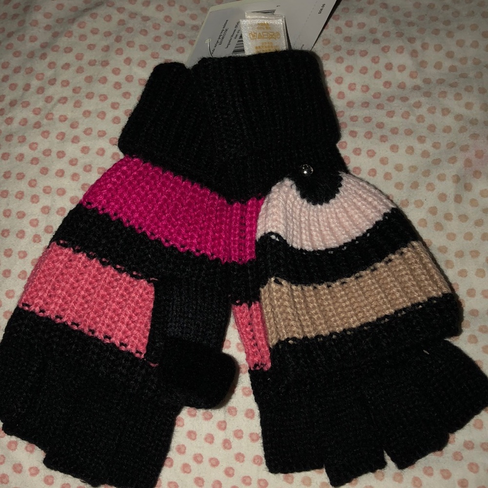 Nordstrom half gloves with flip up finger tips